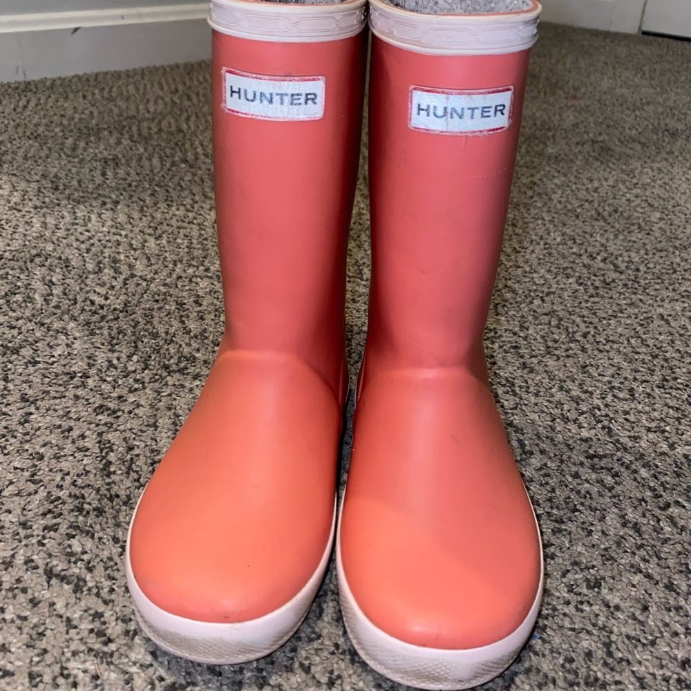 Hunter rain boots girls size 11